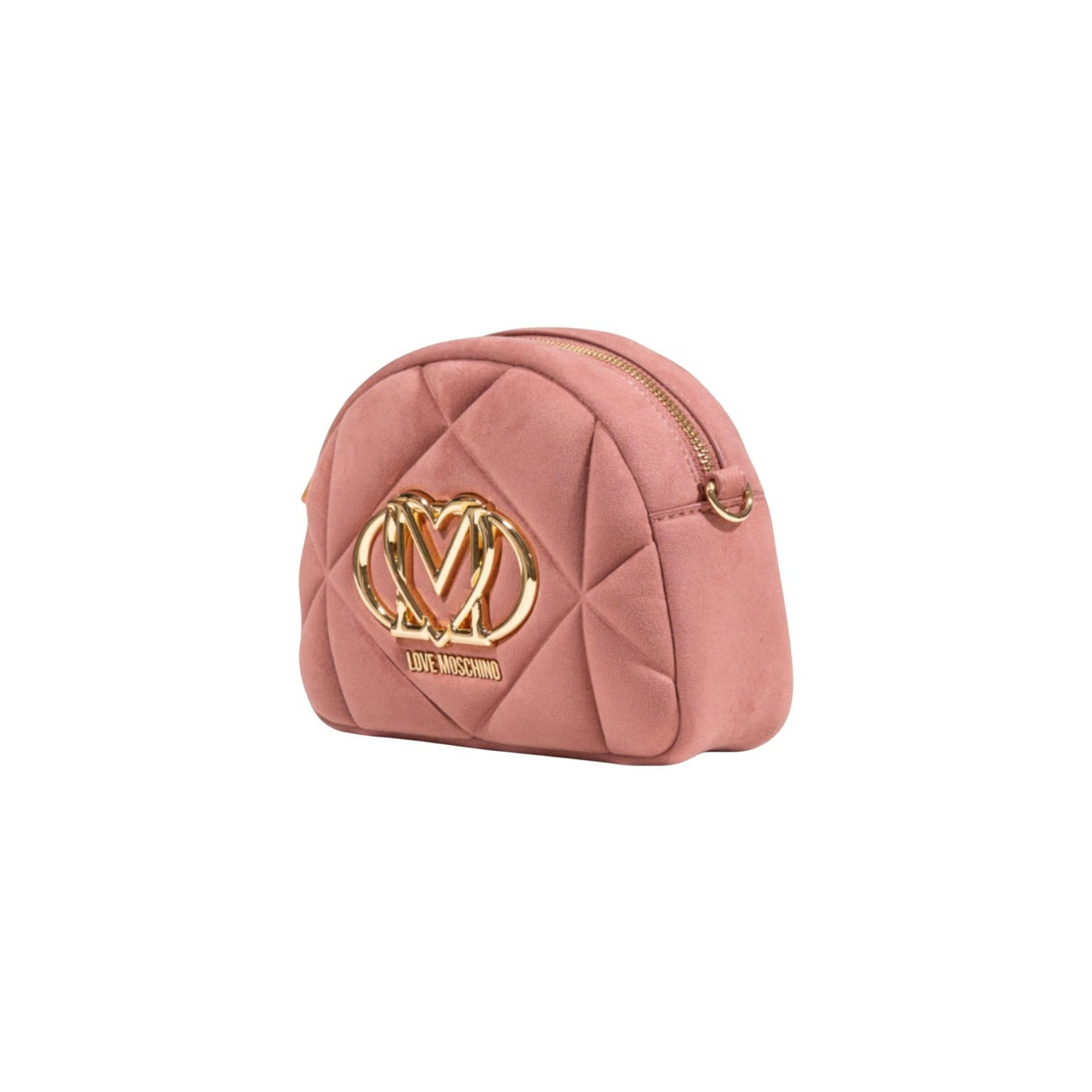 Love Moschino Borsa EMBOSSED Donna Rosa Tracolla Cerniera Camoscio 100% 18x14x7 cm JC4315PP0N