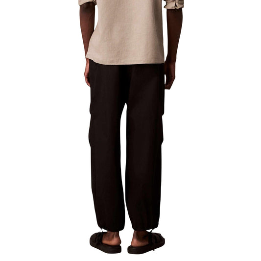 Calvin Klein Jeans Pantaloni Uomo Nero Cotone 70% Nylon 30% Autunno Inverno LV04RC606G