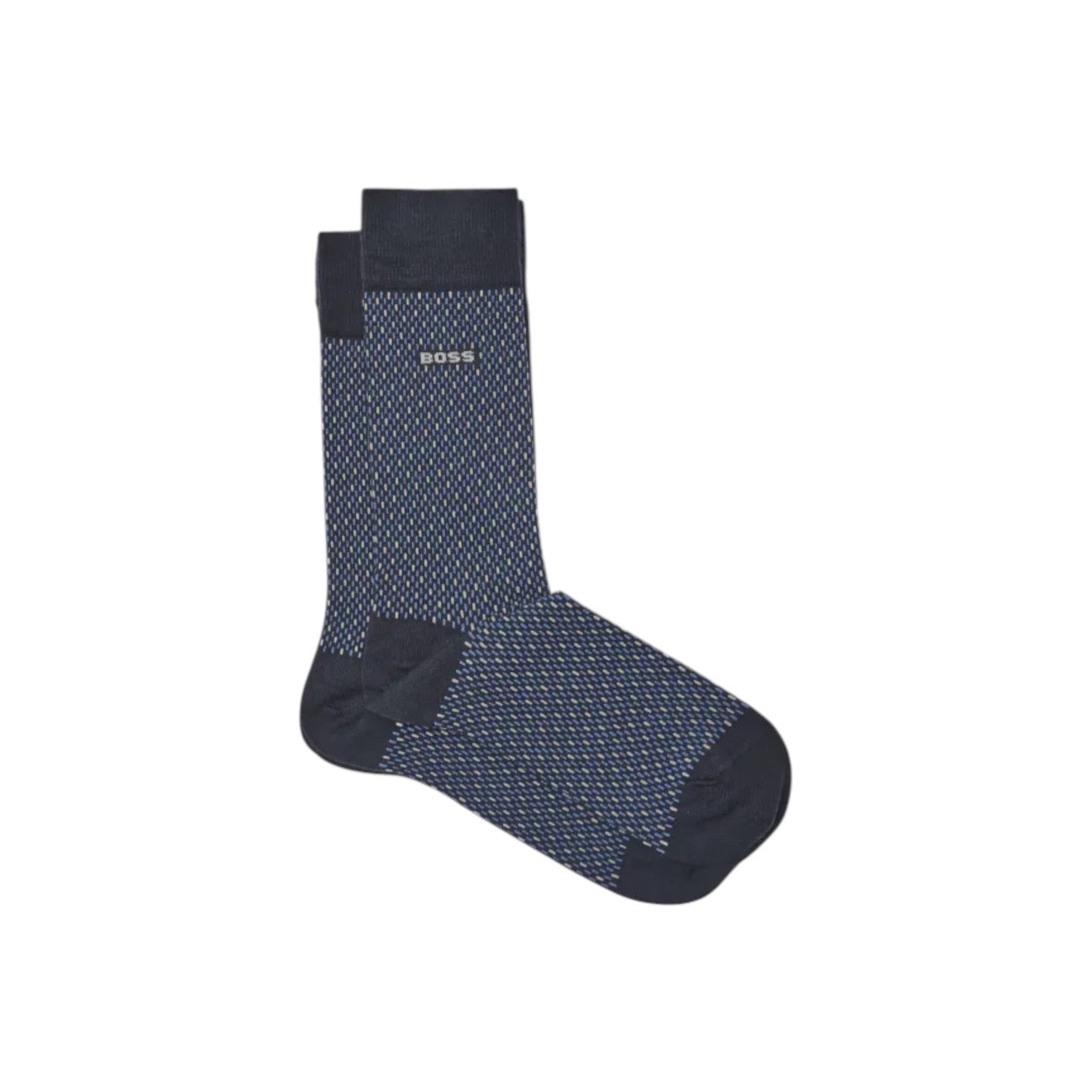 Boss Calze Uomo Blu - Calze Cotone Poliammide Elastan