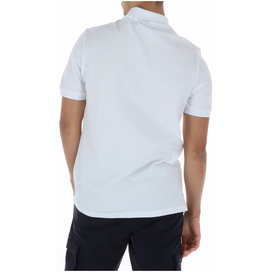Polo Jacquard Testurizzata; Cotone Stretch. Trama a rilievo, vestibilità regolare, tessuto elastico. Maglia uomo girocollo ricercata e confortevole per la PE26. Vista posteriore 