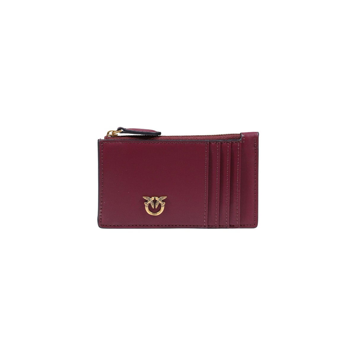 Pinko Portafoglio portacarte 13x7.5 cm Donna AIRONE VITELLO SETA