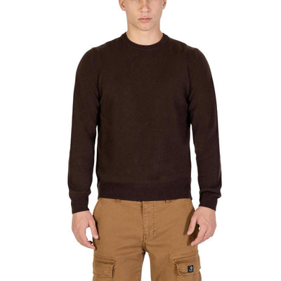 Yos Maglia Uomo Beige Maniche Lunghe Scollo Tondo - Maglia Cashmere