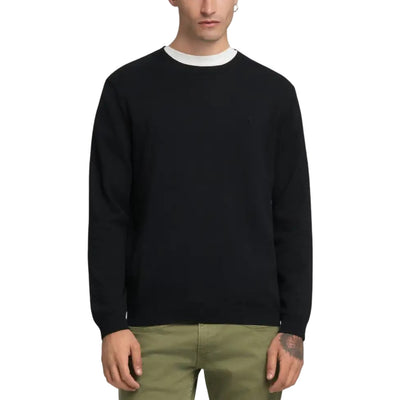 Replay Maglia Uomo Grigia Maniche Lunghe Scollo Tondo - Maglia Cotone