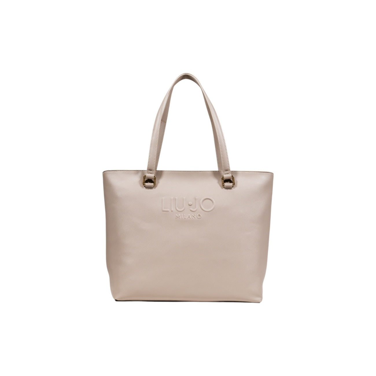 Liu Jo Borsa Donna Beige Mano Cerniera Tasca Interna Poliuretano 100% 31x33x12 cm AF5321 E0087