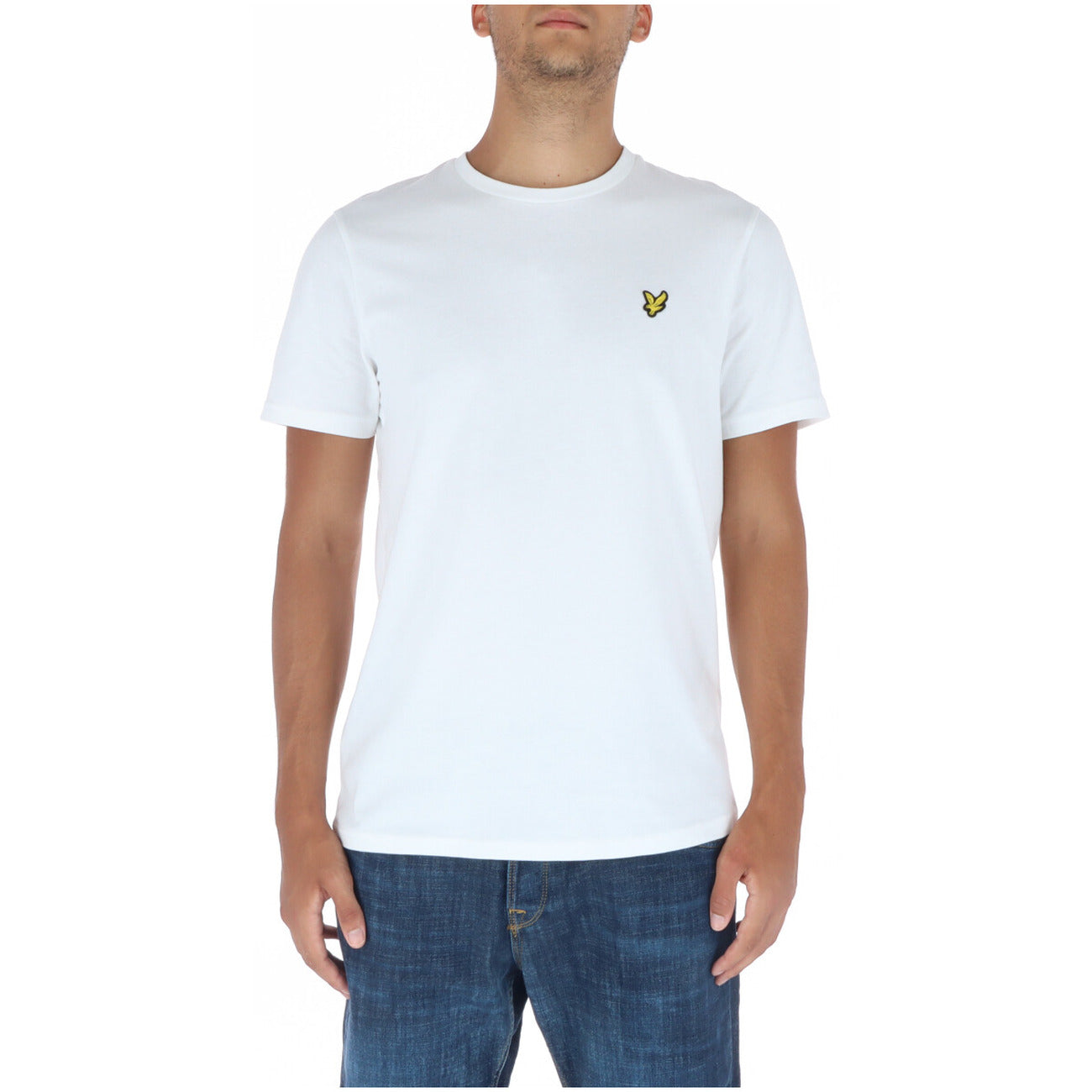 Lyle & Scott T-Shirt Uomo Marrone Manica Corta Scollo Tondo 100% Cotone Autunno/Inverno TS400VOG