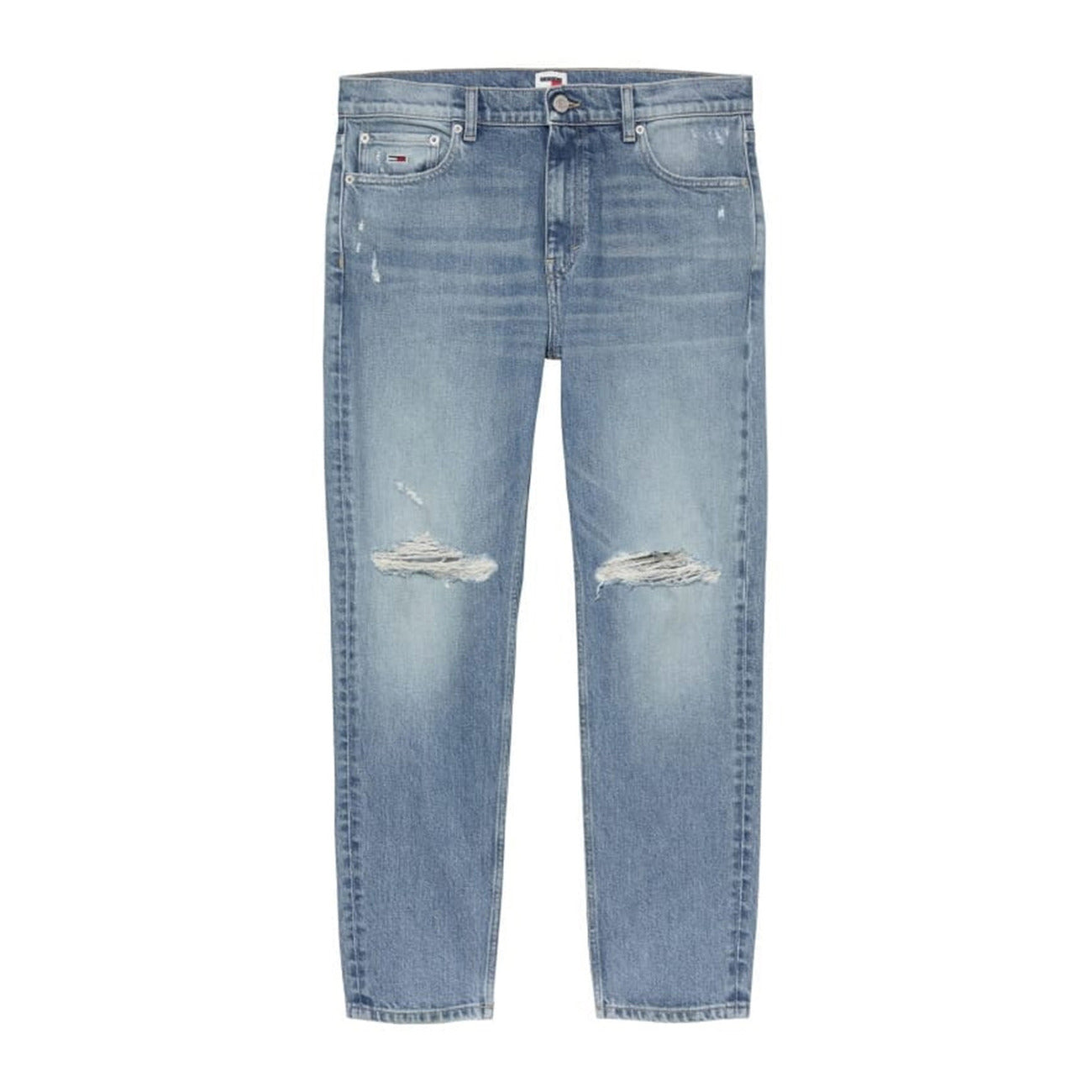Tommy Jeans Jeans Uomo Blu in Cotone 98% Elastan 2% con Zip e Bottone Tasche Anteriori e Posteriori B_44834