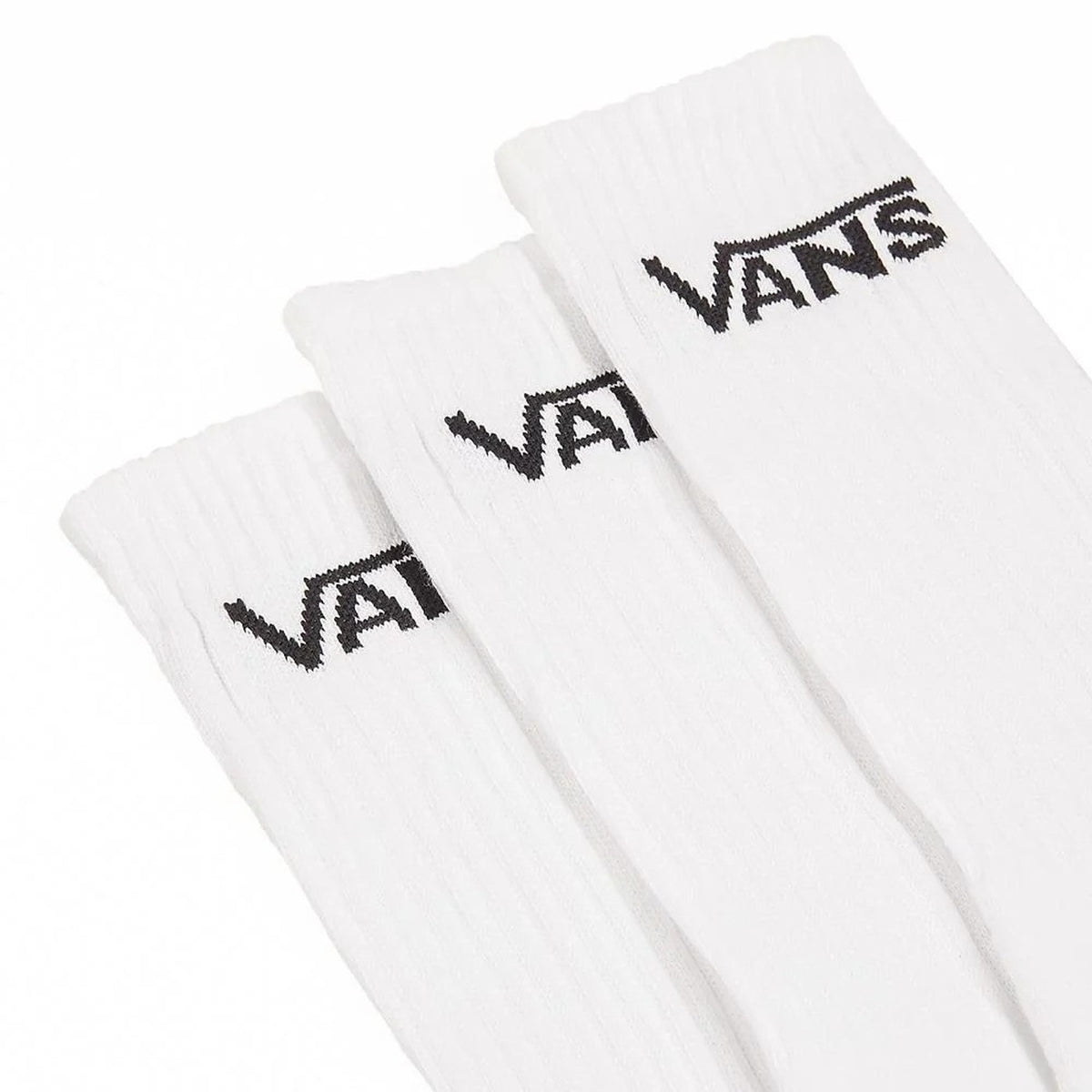 Calzettoni uomo Vans Classic bianchi – Calze spugna alte con logo pak da 3 VN000QBVWHT1.