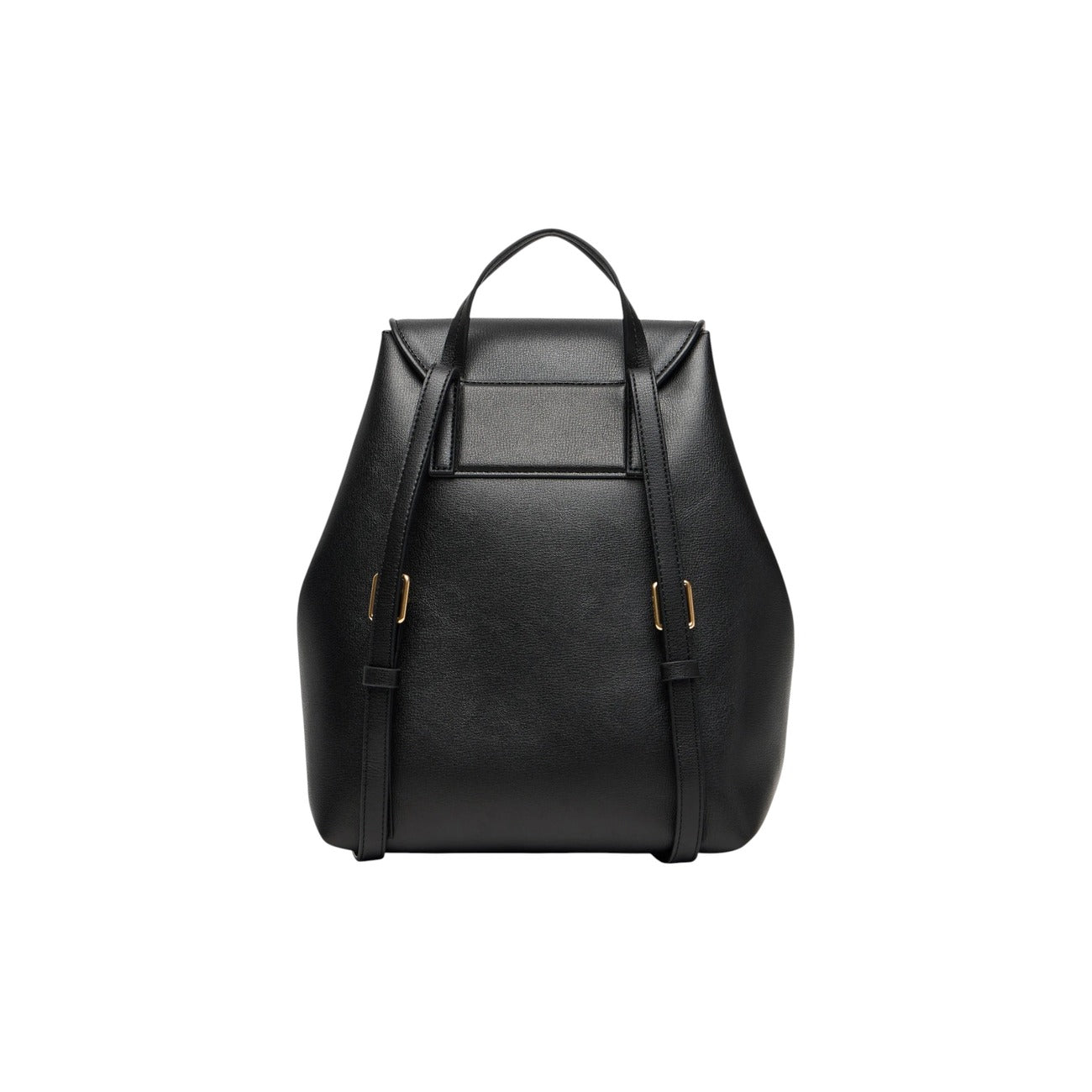 Calvin Klein Zaino Donna Nero Bottone Tasche Interne Poliuretano 100% Autunno Inverno LV04F3297G