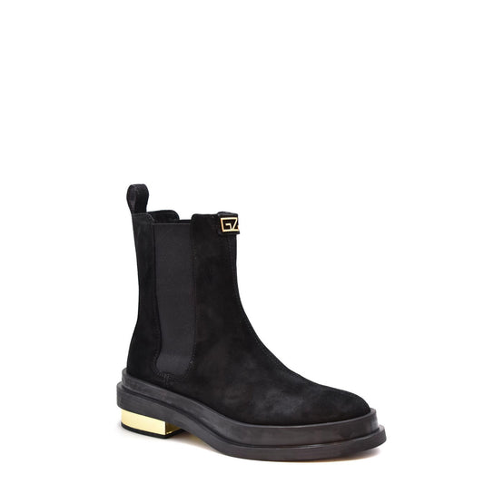 Giuseppe Zanotti Stivali Donna Neri Stivaletti in Camoscio 100% Autunno/Inverno B_44046
