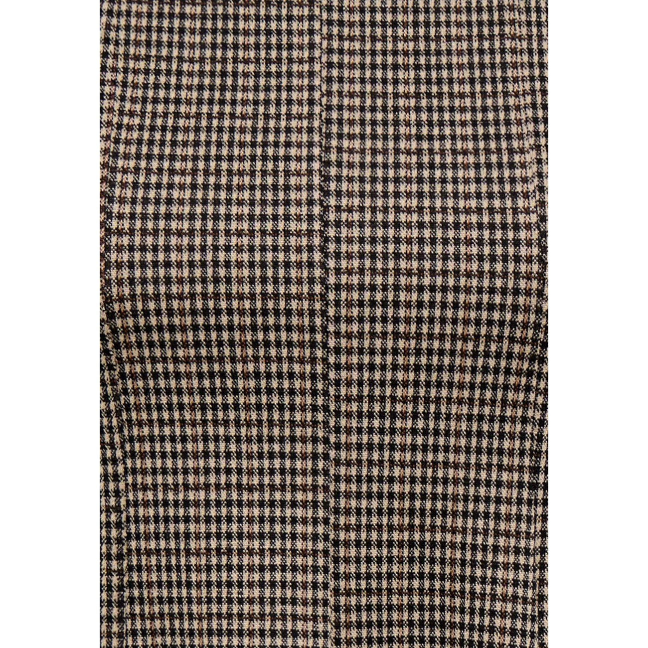 Abito corto nero donna Only Onlazura 15380636. Mini dress smanicato casual chic a quadri in poliestere riciclato ed elastan con punto vita strutturato.