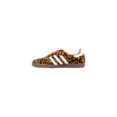 Adidas Originals Sneakers Donna Nere Leopardate con Lacci - Sneakers Pelle Basse Sportive