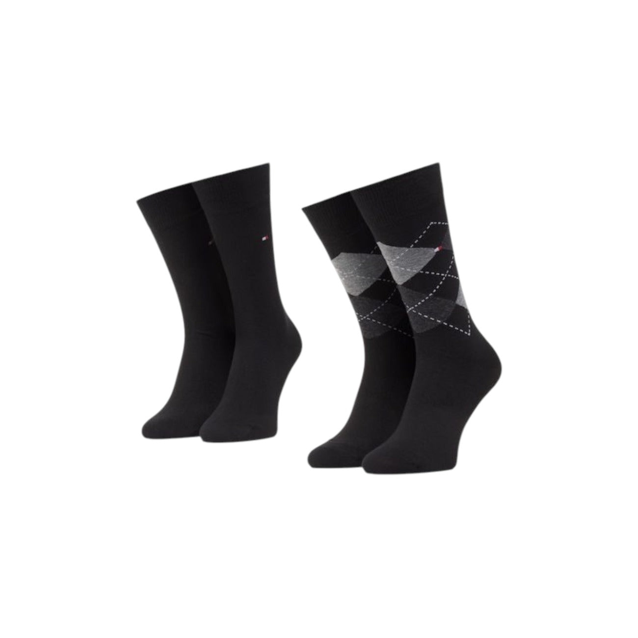 Tommy Hilfiger Calze Uomo Blu Monocromo 75% Cotone 23% Poliammide 2% Lycra Autunno/Inverno 100001495