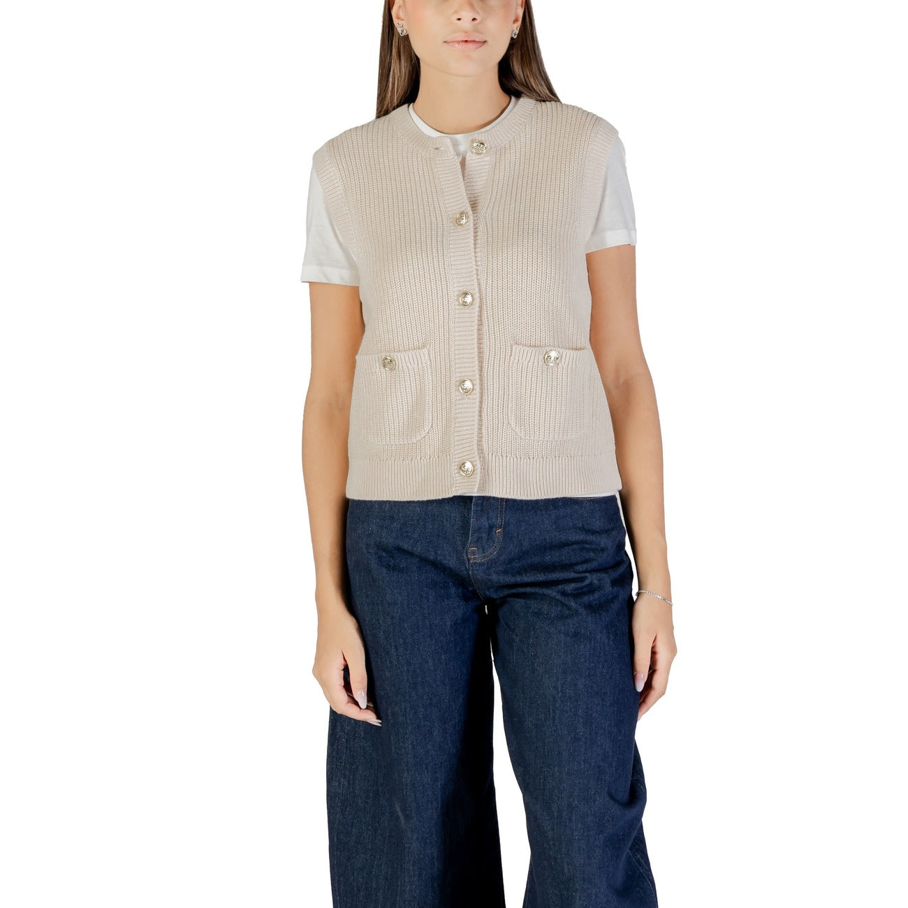 Jacqueline De Yong Gilet Donna