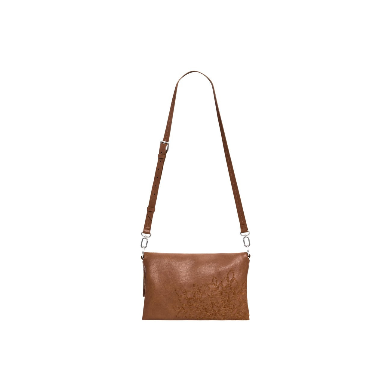 Desigual Borsa BAG_SIERRA CAMEL MURANO 26.5x15x6 cm Donna vista posteriore con tracolla 