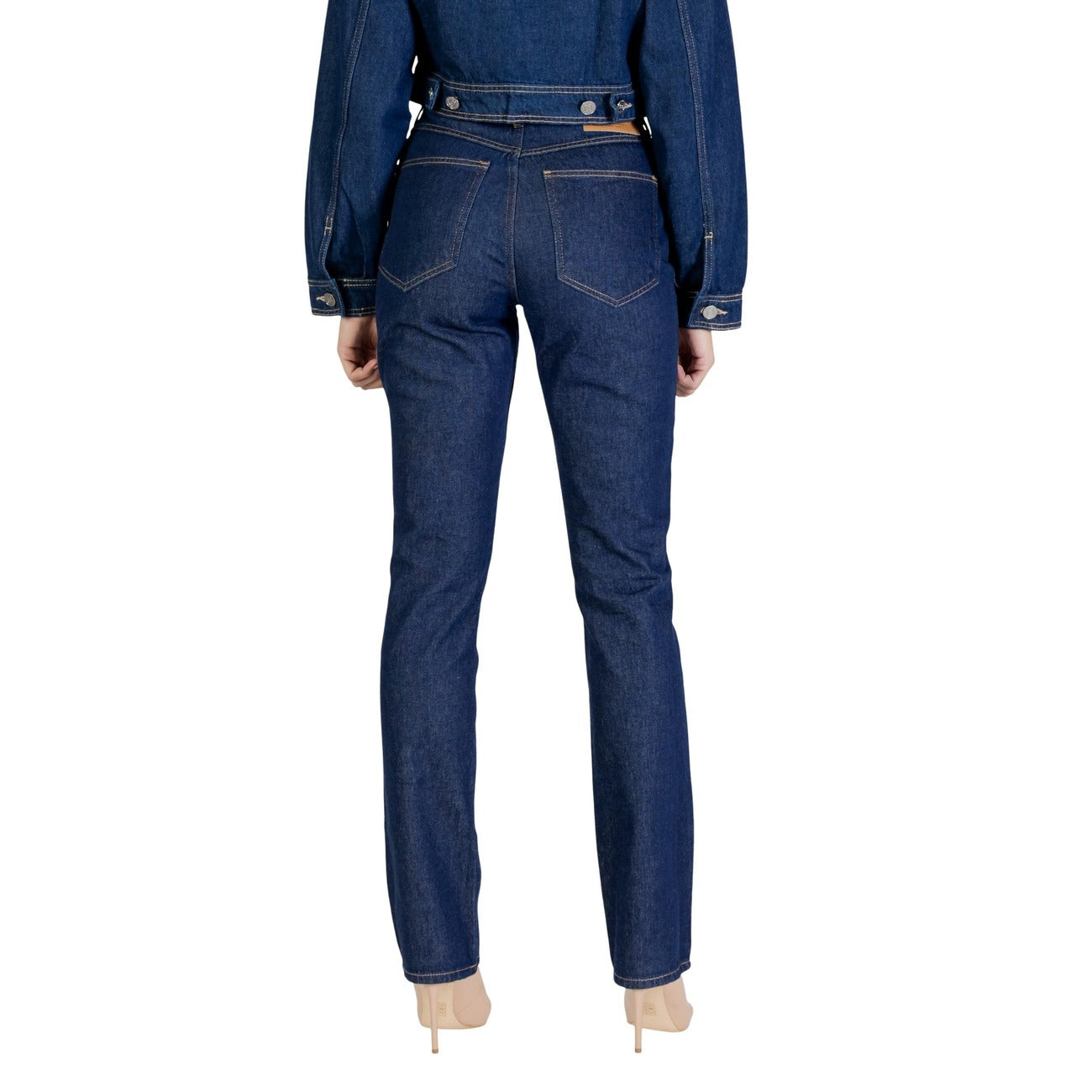 Colcci Jeans Donna Blu Zip Bottone Tasche Cotone 100% Autunno Inverno 002.11.00395