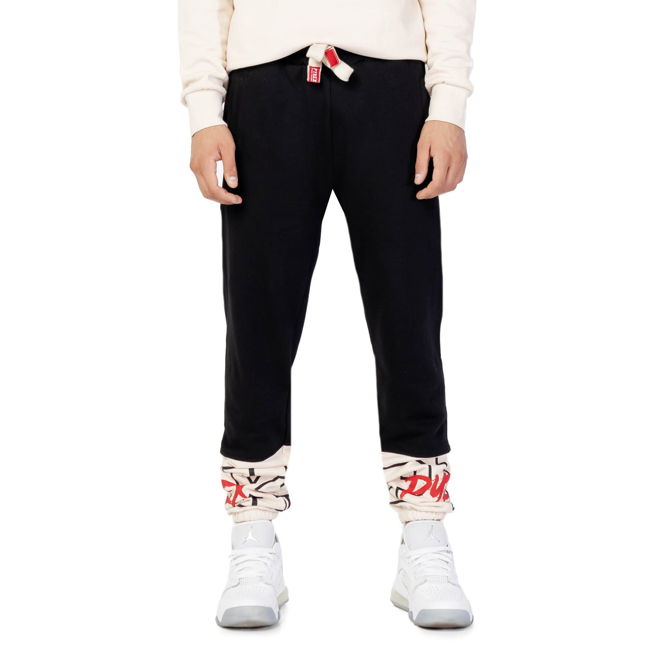 Pantaloni sportivi Uomo Pyrex Neri Cotone - Stile Casual