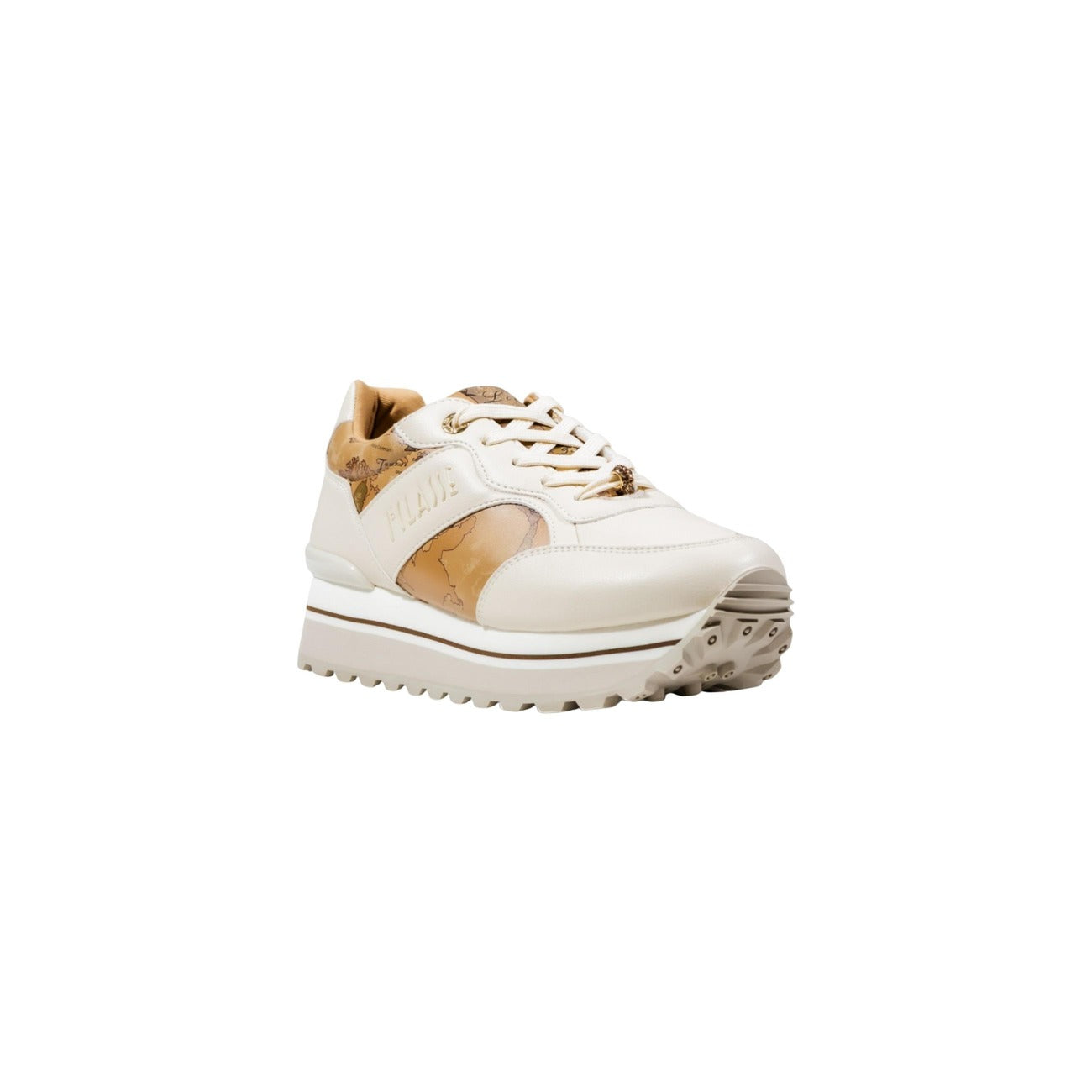 Sneakers Donna Alviero Martini Prima Classe Bianche con Stampa Geo - N 2292 0289