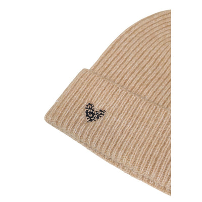 Pieces Cappello Donna Beige - Cappello Poliestere Acrilico Lana Elastan