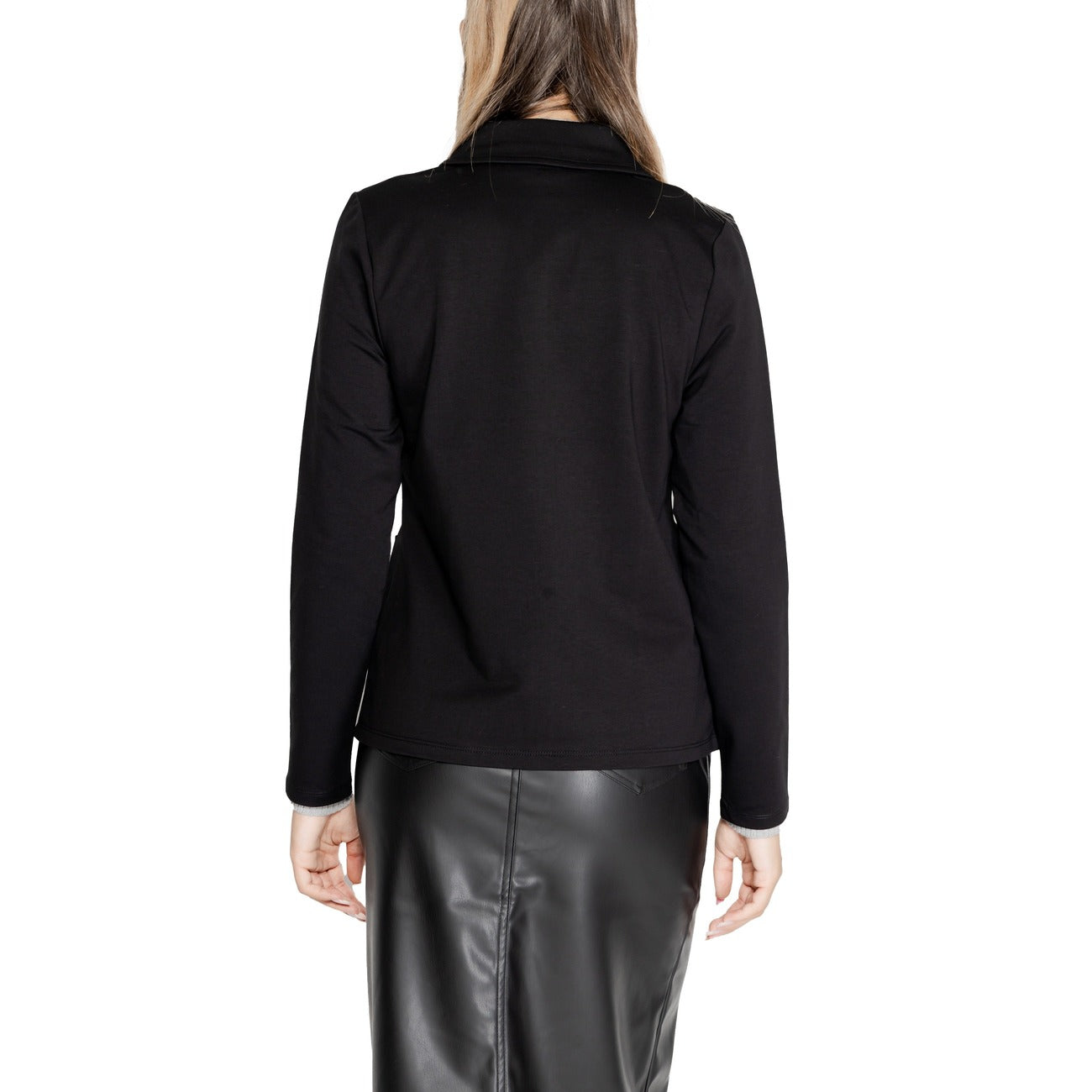 Street One Giacca Donna Nero Monocromo Bottoni Bavero Tasche Anteriori 95% Viscosa 5% Lycra Autunno/Inverno 212264