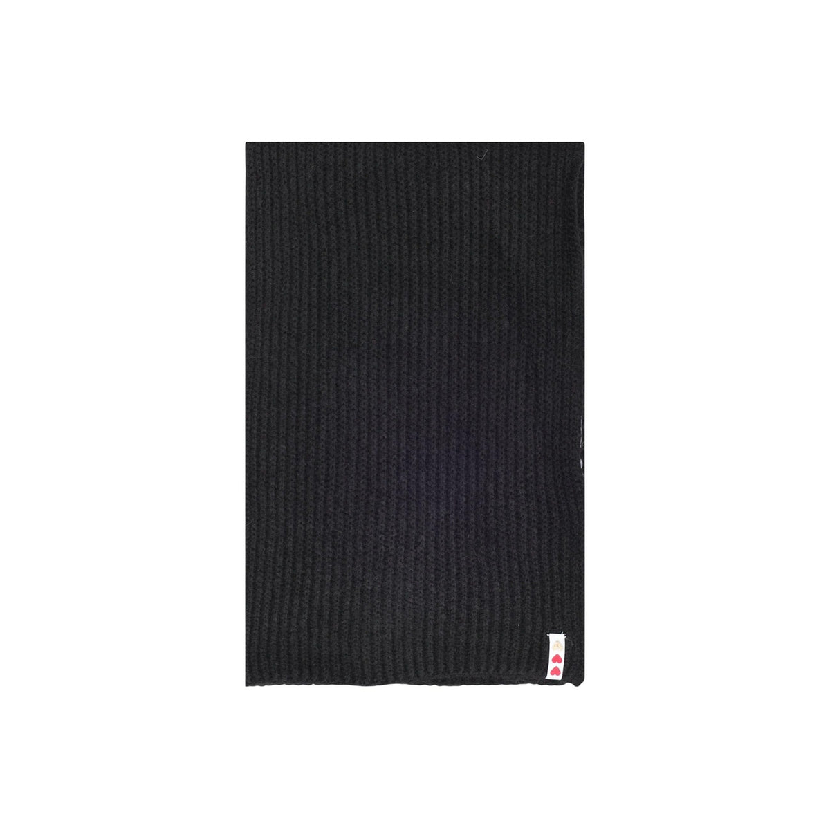 Sciarpa nera donna Pieces – Sciarpa lunga in maglia a costine 17166768.