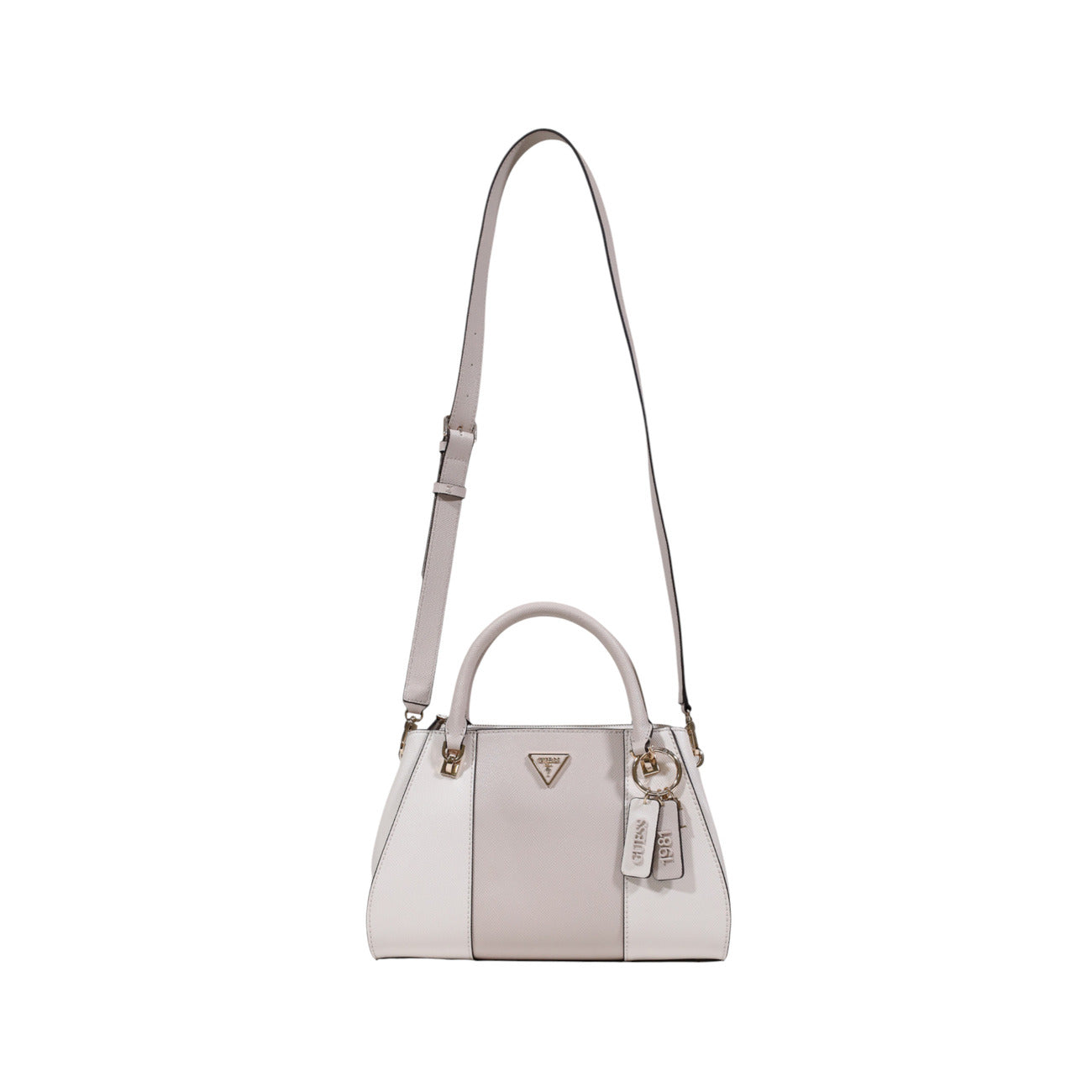 Guess Borsa Donna Nera in Poliuretano 100% a Mano con Tracolla Cerniera Tasche 32x25x12 cm HWZG96 72070