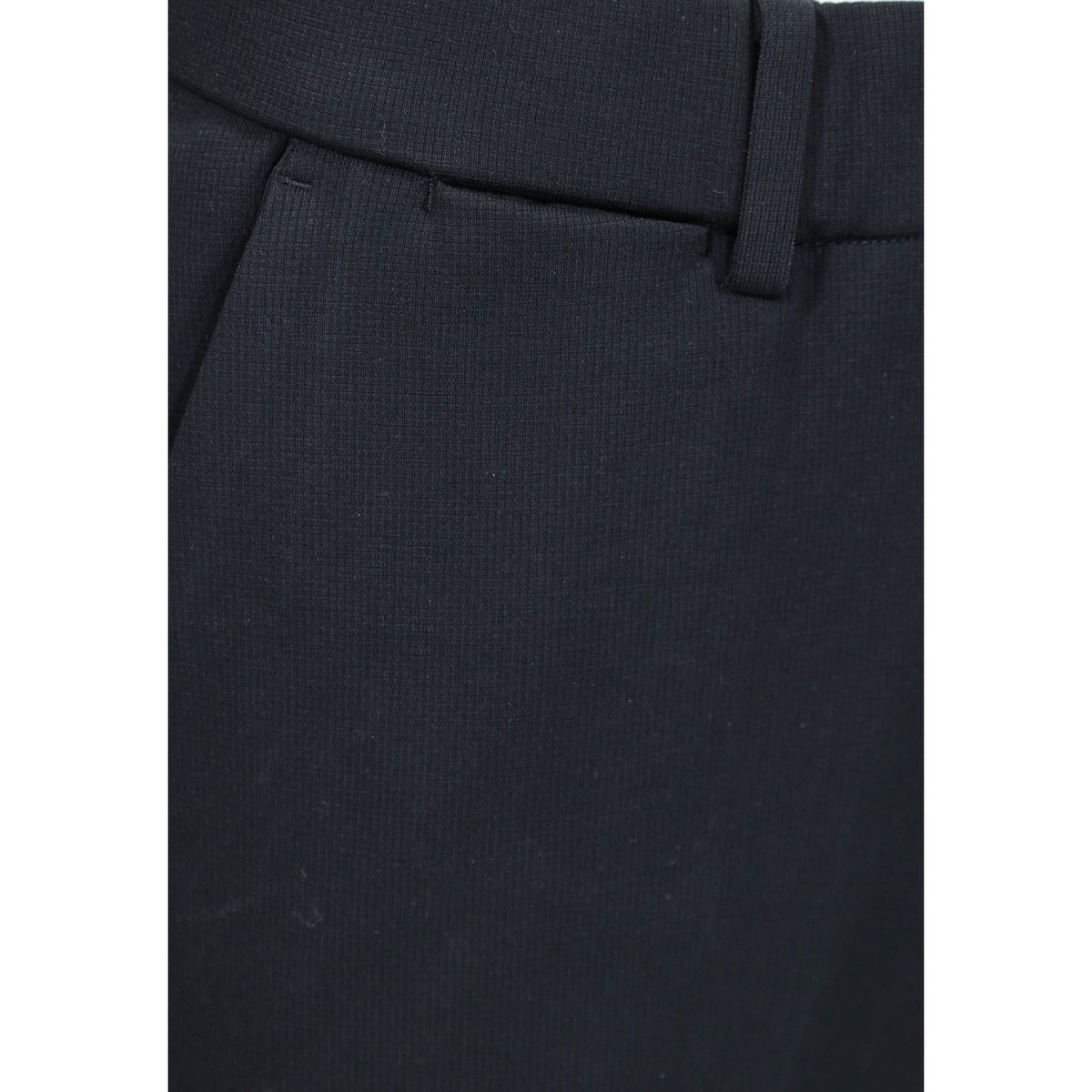 Pantalone nero uomo Gianni Lupo GL5165BD-F26. Pantaloni casual quattro stagioni regular fit in tessuto elasticizzato con risvolto al fondo.