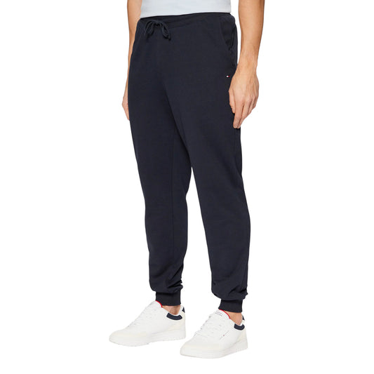 Tommy Hilfiger Pantaloni Sportivi Uomo Blu con Lacci - Pantalone Cotone Tasche Anteriori