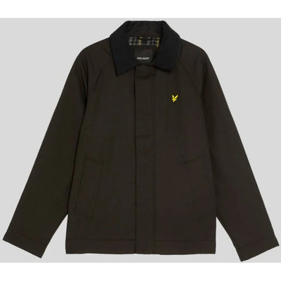 Lyle & Scott Giacca Uomo Nera con Zip e Bottoni JK2308V