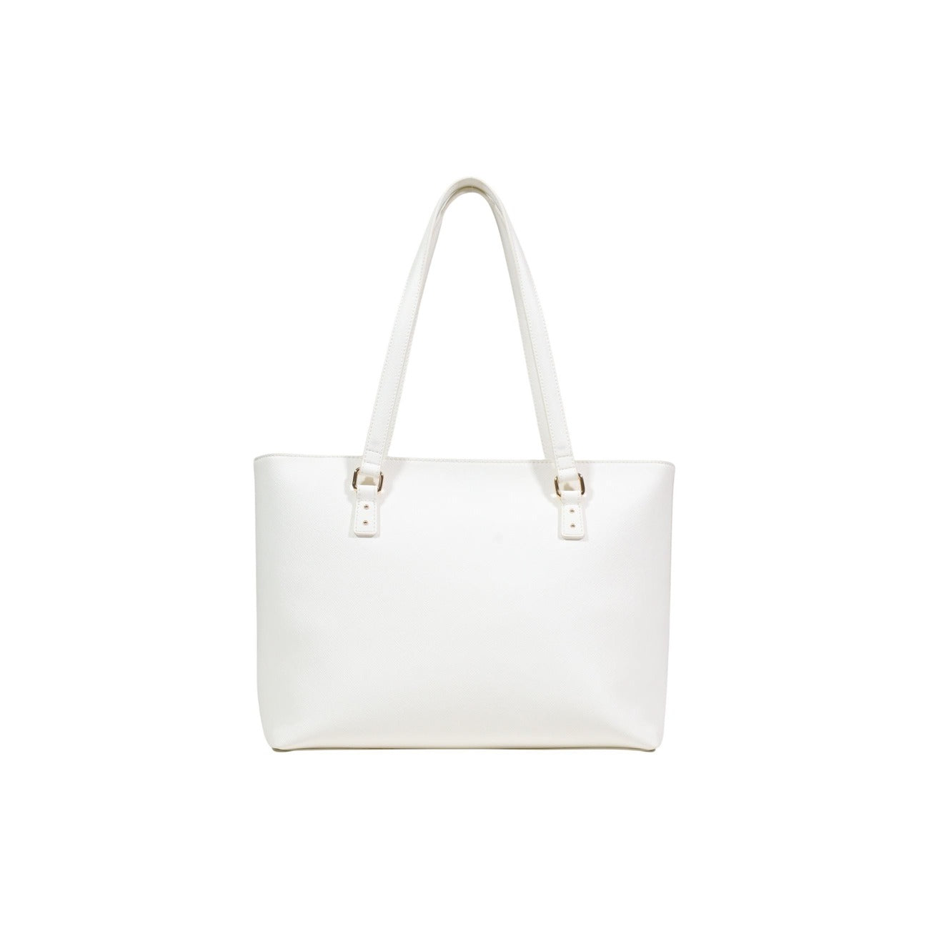 Liu Jo Tote Large ECS; borsa panna a spalla capiente in similpelle, design versatile con dettagli metallici e logo distintivo, perfetta per contenere tutto il necessario quotidiano. Vista posteriore 