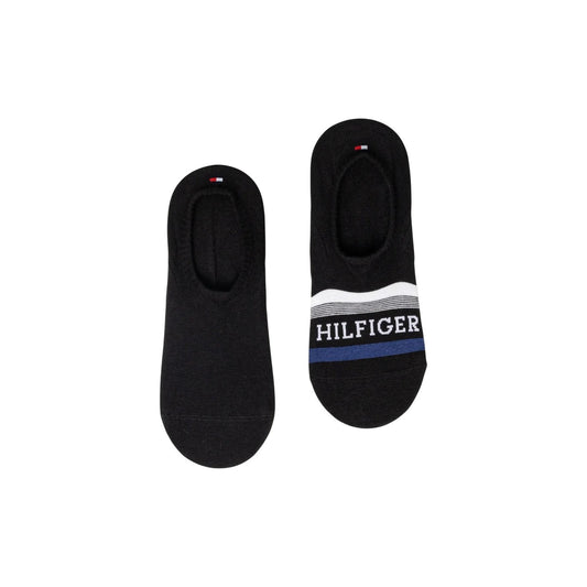 Pack 2 Paia Fantasmini Tommy Hilfiger; Nero. 65% Cotone, 33% Poliammide, 2% Elastan. Punta e retro rinforzati, cuciture piatte, traspiranti. Stile casual premium. Frontale 