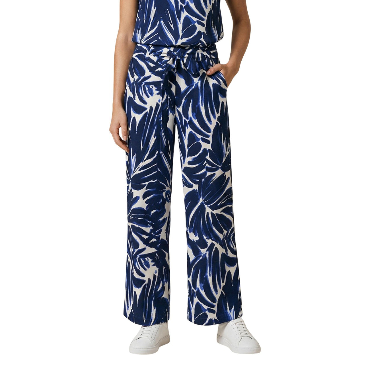 Only Pantaloni cropped ONLNOVA Donna ONLNOVA LIFE VIS CROP PALAZZO PANT WVN