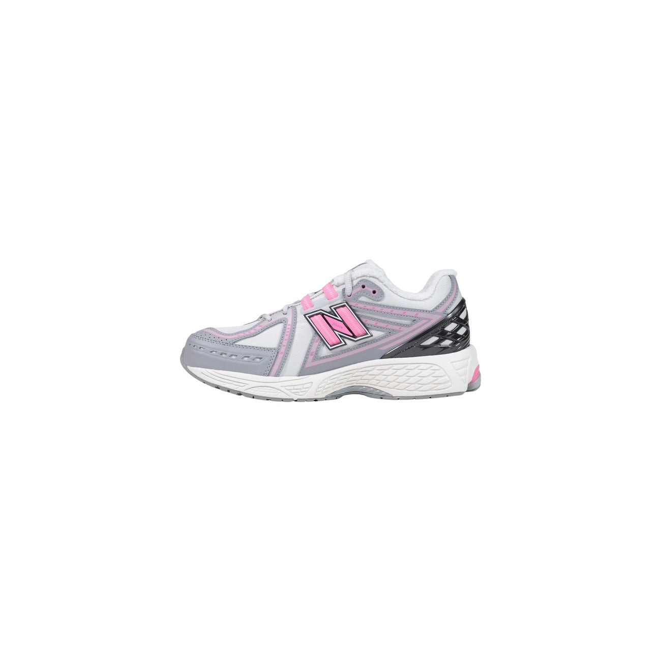 Scarpe New Balance 1906 donna grigie e rosa G19068CA. Sneakers sportive basse Grey Matter e Signal Pink con tomaia in materiale sintetico traspirante, suola ammortizzata da 3 cm e logo laterale, scarpe casual mezza stagione.
