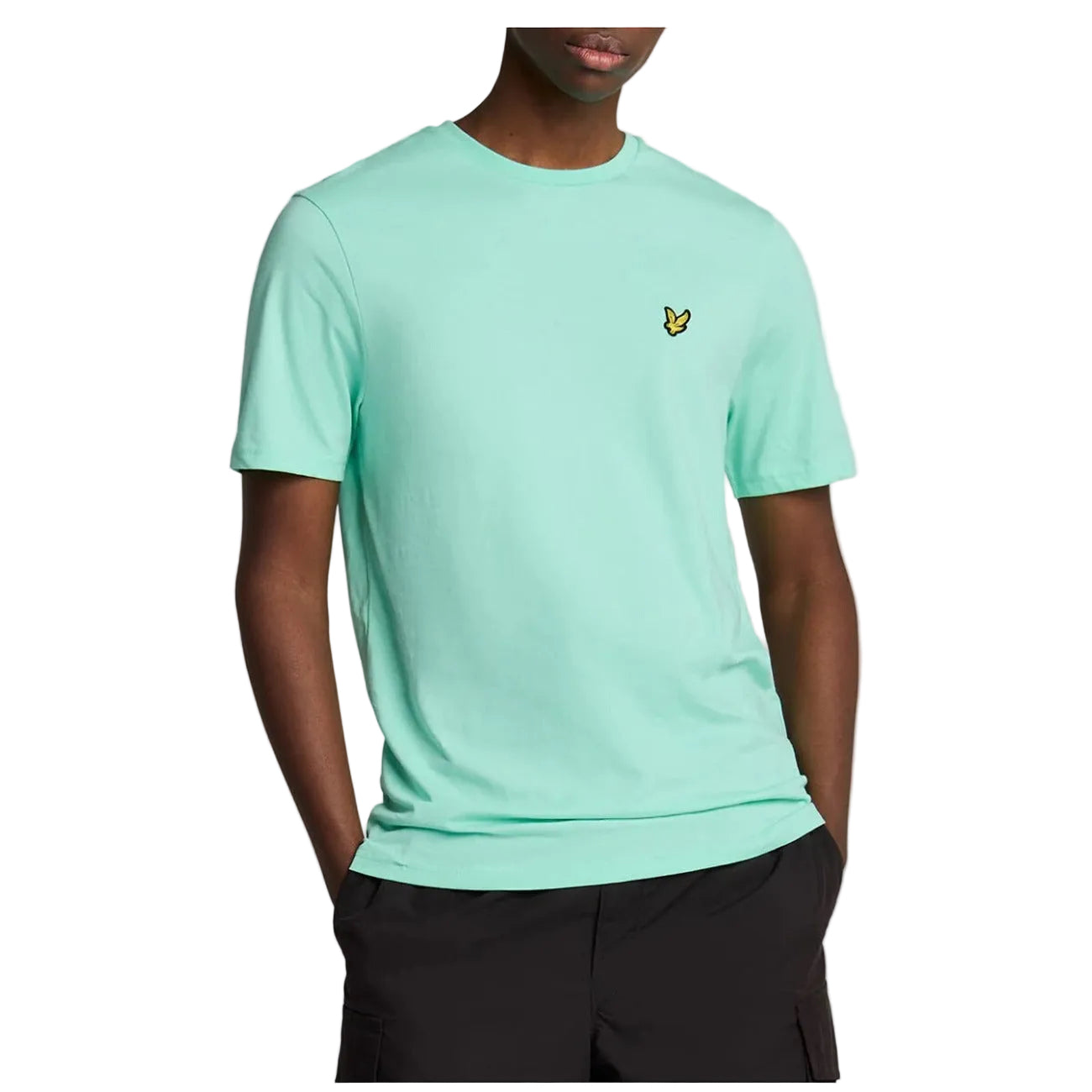 Lyle & Scott T-Shirt Uomo Marrone Manica Corta Scollo Tondo 100% Cotone Autunno/Inverno TS400VOG