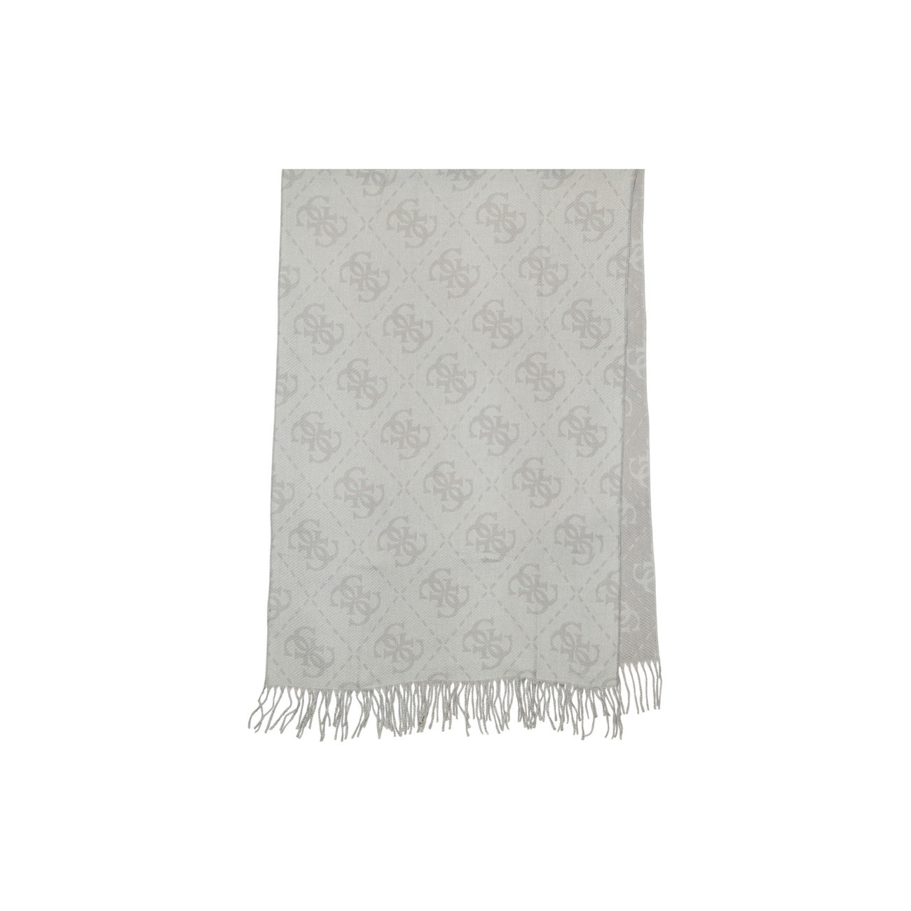 Guess Sciarpa Donna Grigia con Stampa - Sciarpa Viscosa Poliammide 100x94cm Autunno Inverno