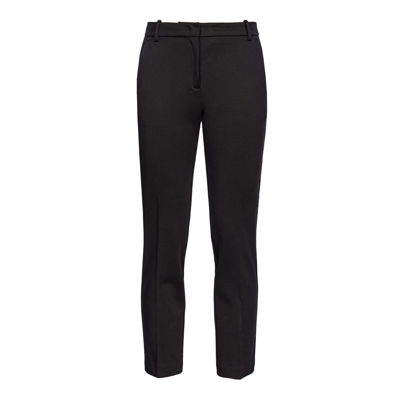 Pinko Pantaloni Donna Nero Zip e Bottone 65% Viscosa 30% Poliammide 5% Elastan Autunno/Inverno V_30602