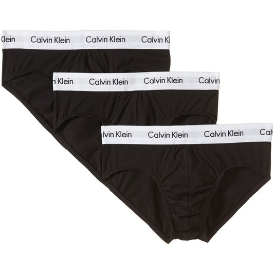 Calvin Klein Underwear Slip Uomo Nero Cotone 95% Elastan 5% Primavera Estate WH7_69949_NERO