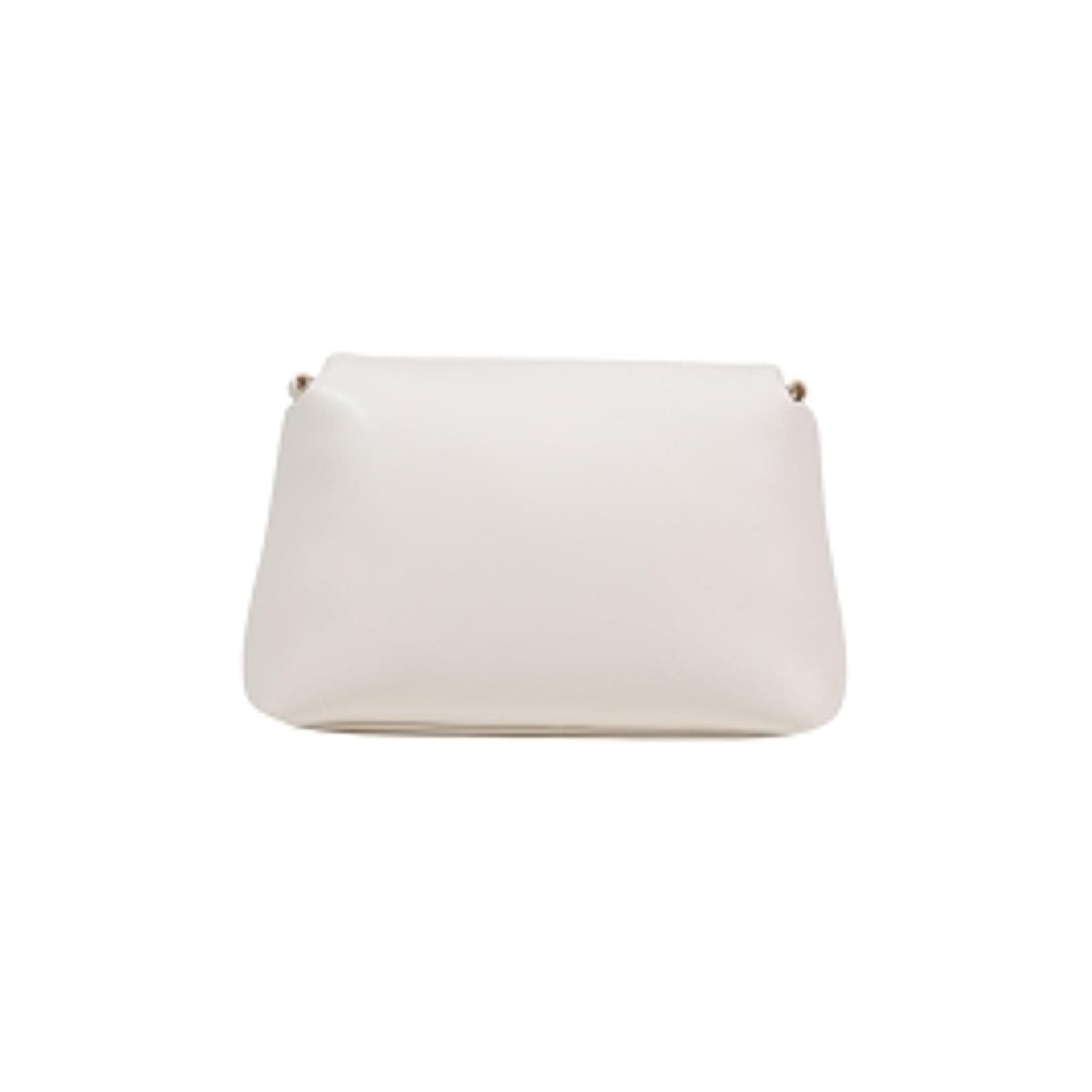 Liu Jo Borsa S Crossbody AA6269; colore bianco, chiusura con bottone, 19x16x6 cm. La tracolla chic ed essenziale per ogni outfit femminile. Vista posteriore 