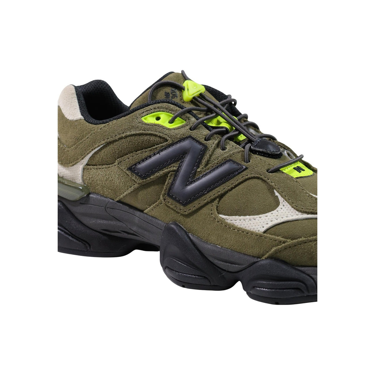 Sneakers uomo New Balance 9060 Dark Olivine – Scarpe da ginnastica verde oliva camoscio U90602M3.