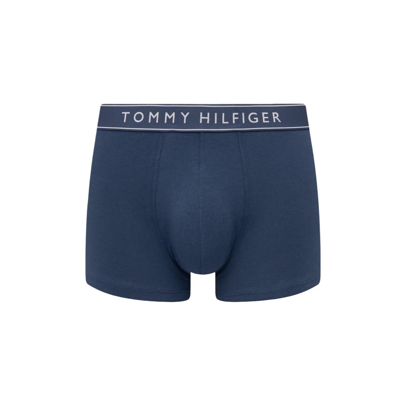 Pack 3 Boxer Tommy Hilfiger; blu. Cotone stretch (95% cotone, 5% elastan). Elastico logato, vestibilità aderente, stile iconico e comfort quotidiano.