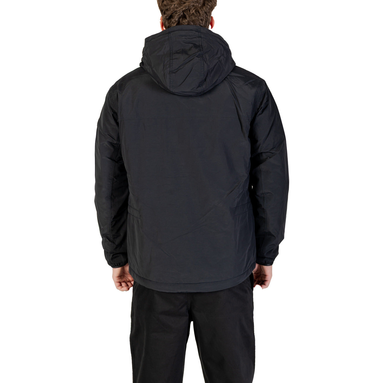 Napapijri Giacca Uomo Nera con Cappuccio - Giacca Cerniera Tasche Autunno Inverno