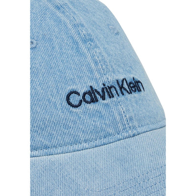 Calvin Klein Cappello Donna Azzurro Fibbia Cotone 100% Autunno Inverno LV04K5065G