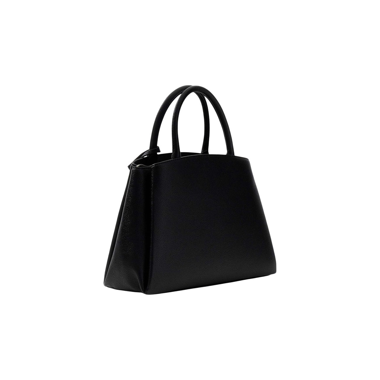 Guess Isola HWBG99 05060, borsa nera media a tre scomparti; doppio manico, charm logato e interni organizzati, uno stile sofisticato ideale per l'uso quotidiano e il business. Vista posteriore 