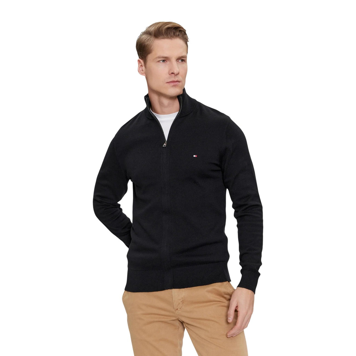 Tommy Hilfiger Pullover con cashmere e logo Uomo MW0MW28046