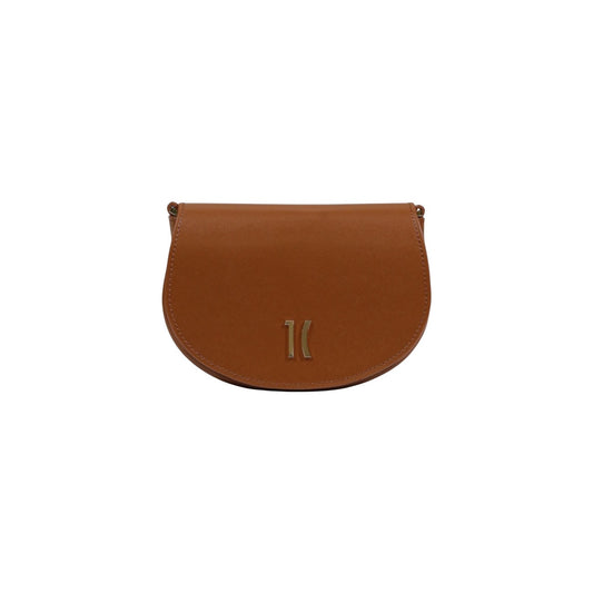 Alviero Martini Prima Classe Borsa Donna Marrone a Tracolla con Bottone Tasca Interna - Borsa Pelle 20x17x10cm
