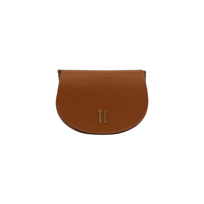 Alviero Martini Prima Classe Borsa Donna Marrone a Tracolla con Bottone Tasca Interna - Borsa Pelle 20x17x10cm