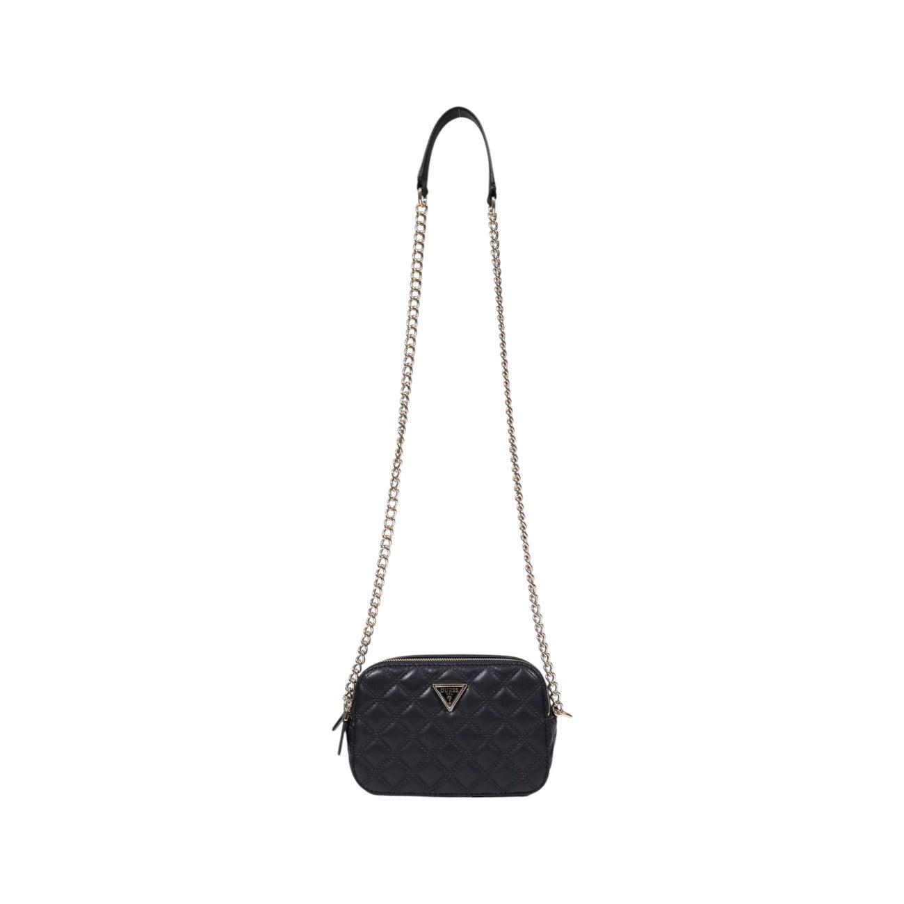 Guess Borsa Donna Nera in Poliuretano 100% con Cerniera Tasche Interne 13x20x7 cm HWQG96 73140