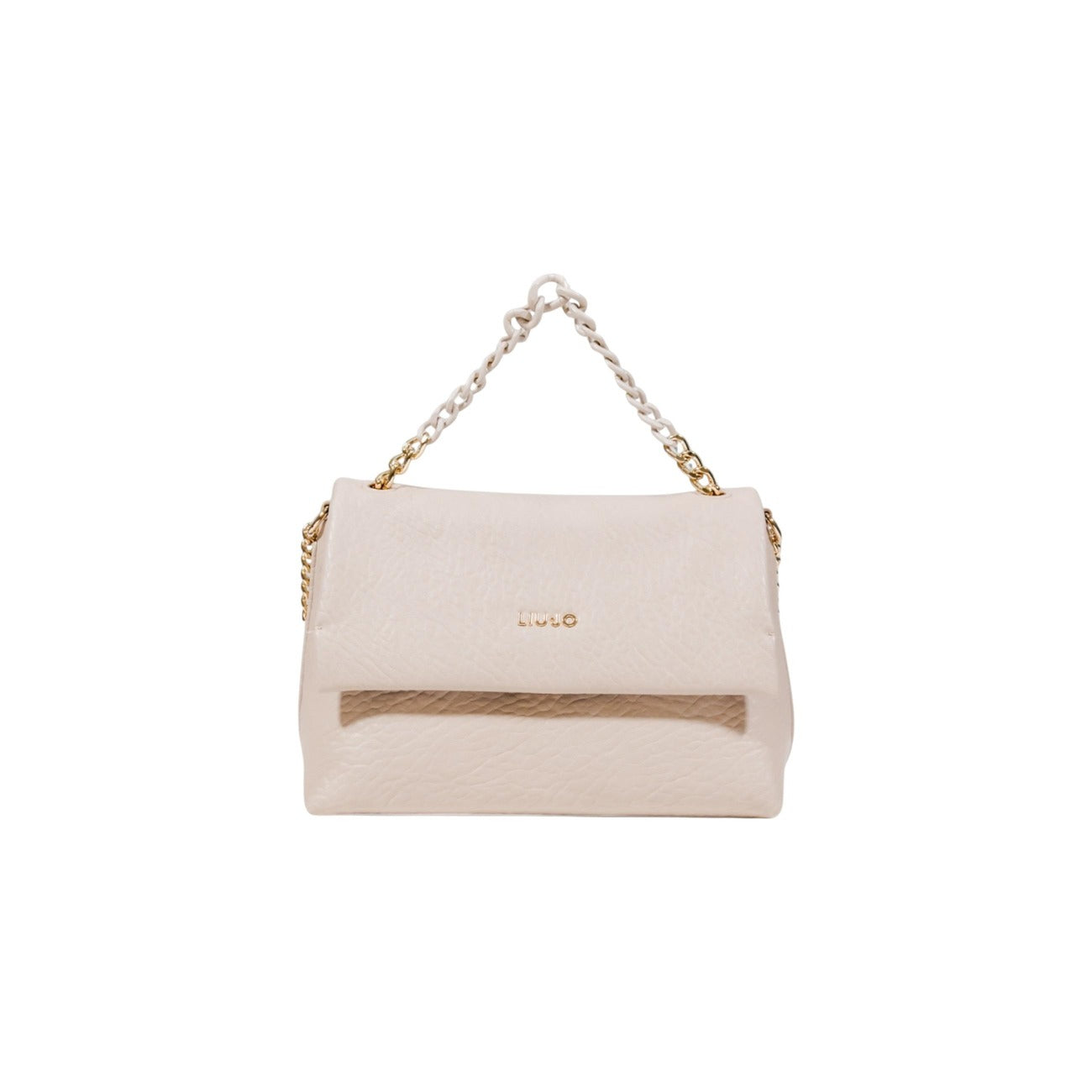 Liu Jo Borsa Donna Beige Mano Tracolla Bottoni Automatici Tasche Interne Poliestere 100% 27x21x12 cm Autunno Inverno AF5003 E0161