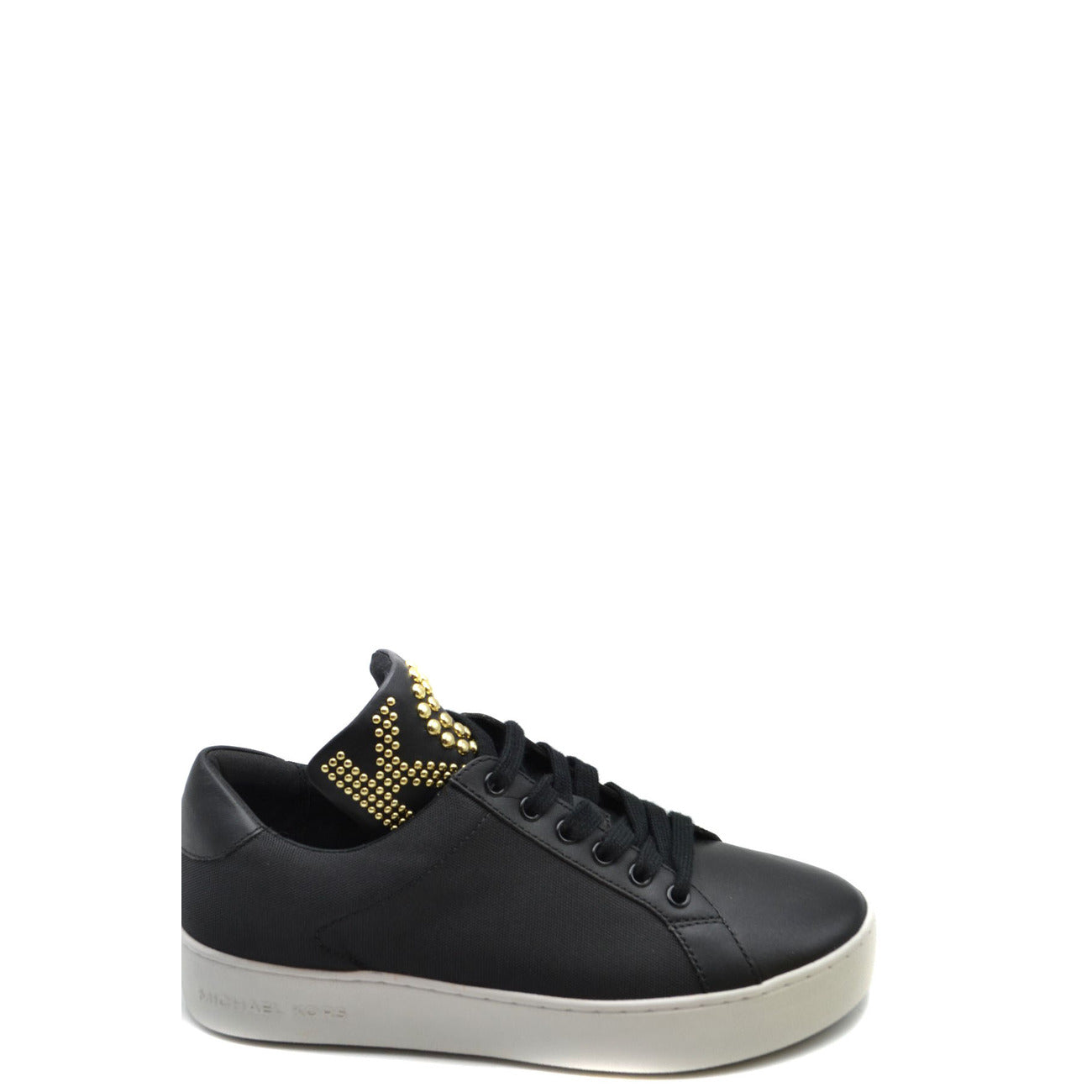 Sneakers Donna Michael Kors Nere in Pelle - Luxury American Style