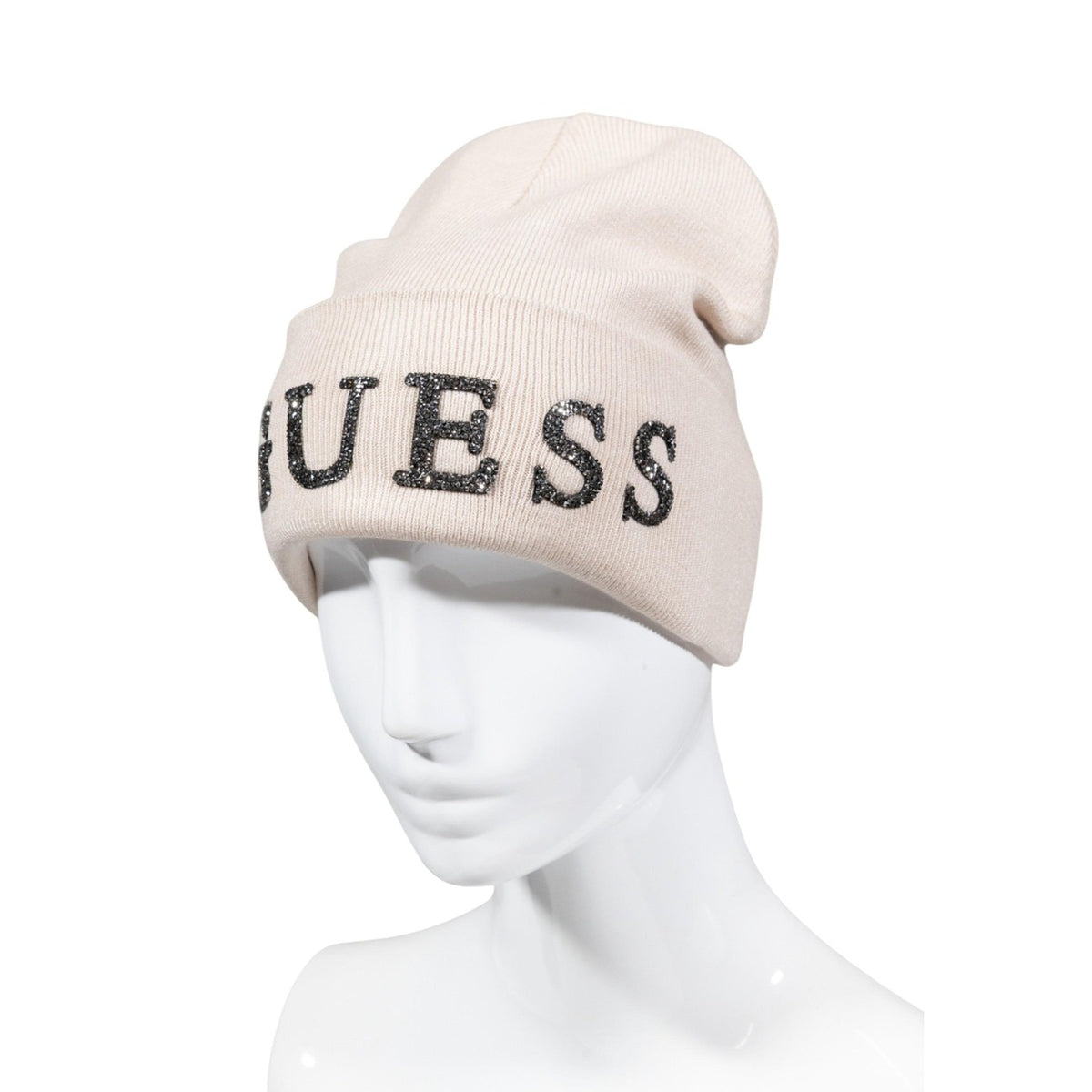 Cuffia donna Guess con strass – Cappello invernale in maglia con logo AW5398 POL01.