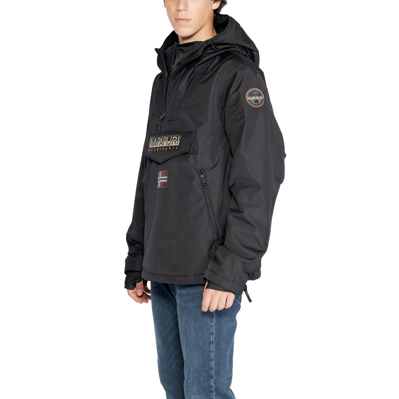 Napapijri Giacca Anorak Rainforest Uomo Nera NP0A4IB9